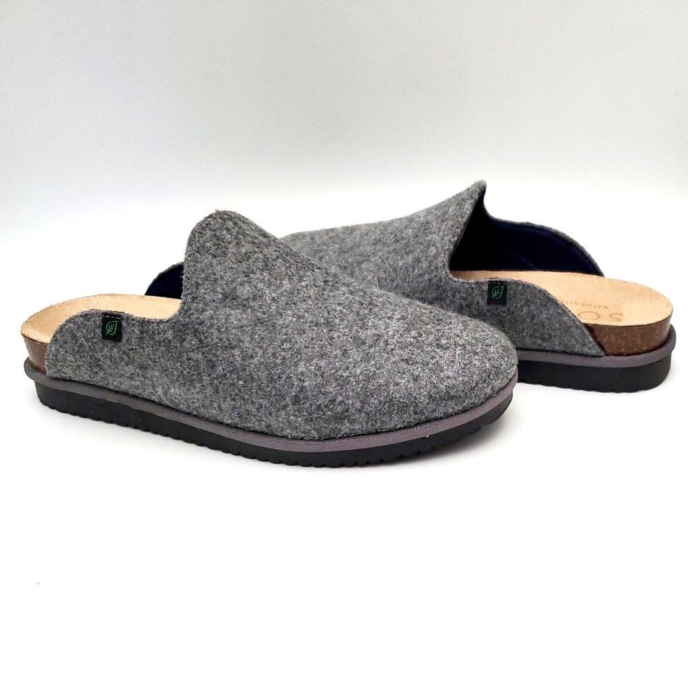 Soul Naturalizer Wool Amelia Clog Mules Gray Women's Size 7 - Picture 8 of 12